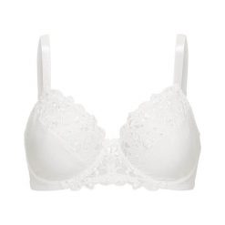 Cellbes Biustonosz z fiszbinami Vicky złamana biel female biały 75B. Białe biustonosze sportowe damskie Cellbes, bez wzorów, z koronki. Za 89.00 zł.