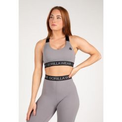 Colby Biustonosz sportowy - Szary. Szare biustonosze sportowe damskie GORILLA WEAR, bez wzorów. Za 191.00 zł.