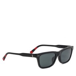 Okulary przeciwsłoneczne Polo Ralph Lauren. Czarne okulary przeciwsłoneczne męskie Polo Ralph Lauren. Za 619.99 zł.