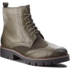 Trapery CAPRICE - 9-25209-21 Khaki Komb 740. Zielone trapery damskie Caprice, z futra, bez obcasa. W wyprzedaży za 279.00 zł.