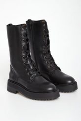 Trapery damskie skórzane AERONAUTICA MILITARE. Trapery damskie AERONAUTICA MILITARE, bez obcasa. Za 1,229.00 zł.