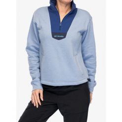 Bluza bez kaptura damska Columbia Lodge Quarter Zip. Niebieskie bluzy bez kaptura damskie Columbia, xl. Za 188.99 zł.