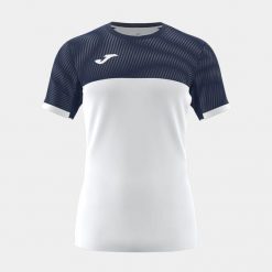 Koszulka tenisowa męska Joma Montreal Short Sleeve T-Shirt. Białe t-shirty męskie Joma, m, bez wzorów, bez kołnierzyka. Za 79.00 zł.