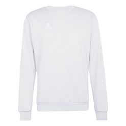 Bluza męska adidas Entrada 26 Sweat Top. Białe bluzy bez kaptura męskie Adidas, m, z bawełny. Za 134.99 zł.