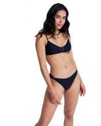 Dół bikini dla Kobiety ROXY ISLAND Czarny. Szare bikini damskie Roxy, bez wzorów. Za 149.99 zł.