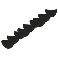 Figi damskie 9-pak czarne. Czarne figi damskie Puma, bez wzorów, z bawełny. Za 286.22 zł.