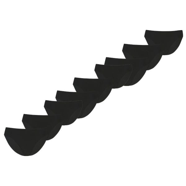 Figi damskie 9-pak czarne. Czarne figi damskie Puma, bez wzorów, z bawełny. Za 286.22 zł.