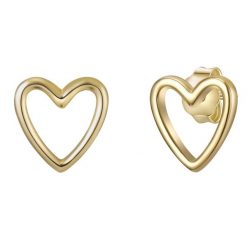 Glanzstücke München Srebrne kolczyki sztyfty Serce srebro wysokiej próby różowe złoto Kolczyki 1 ct Damski. Czerwone kolczyki damskie Glanzstücke München, pozłacane, na sztyftcie. Za 189.99 zł.