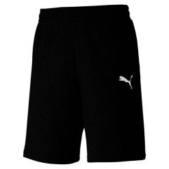 Spodenki męskie Puma teamGOAL 23 Casuals Shorts czarne. Czarne szorty męskie Puma, m, z bawełny, na fitness i siłownię. Za 114.29 zł.