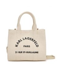 KARL LAGERFELD Torebka A3W50118 Écru. Torebki klasyczne damskie Karl Lagerfeld, bez wzorów, z materiału, bez dodatków. Za 339.99 zł.