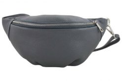 Torebka damska saszetka nerka Casual Szara ciemna. Szare torebki klasyczne damskie Barberinis, bez wzorów, ze skóry, bez dodatków. Za 138.99 zł.