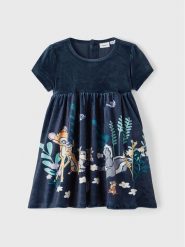 NAME IT Sukienka codzienna DISNEY 13210718 Granatowy Regular Fit. Niebieskie sukienki dziewczęce Name it, bez wzorów, z syntetyku, bez ramiączek. Za 179.99 zł.