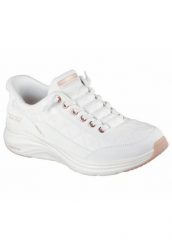 Buty SKECHERS CONTOUR FOAM GOLDEN HOUR Biały. Białe obuwie do biegania damskie Skechers. Za 349.99 zł.