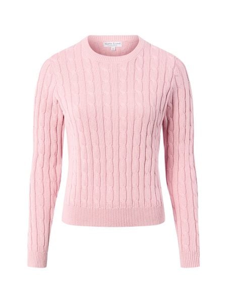 Marie Lund sweter bawełniany Kobiety Bawełna różowy, XXL. Czerwone swetry klasyczne damskie Marie Lund, xxl, z bawełny, bez kołnierzyka. Za 199.95 zł.