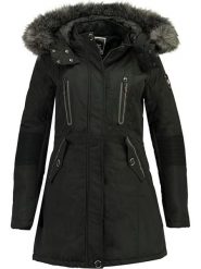 Geographical Norway Parka "Coraly" w kolorze czarnym rozmiar: XXL. Czarne parki damskie Geographical Norway, xxl, bez wzorów. Za 361.02 zł.