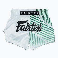 Spodenki treningowe Fairtex Muay Thai Shorts BS1923 "Racer". Białe szorty damskie FAIRTEX, bez wzorów, z materiału, sportowe. Za 299.99 zł.