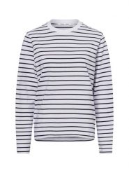 Samsøe Samsøe koszulka z długim rękawem - Sacamino Kobiety Bawełna biały, L. Białe t-shirty damskie Samsoe & Samsoe, l, bez wzorów, z bawełny, bez kołnierzyka. Za 379.95 zł.