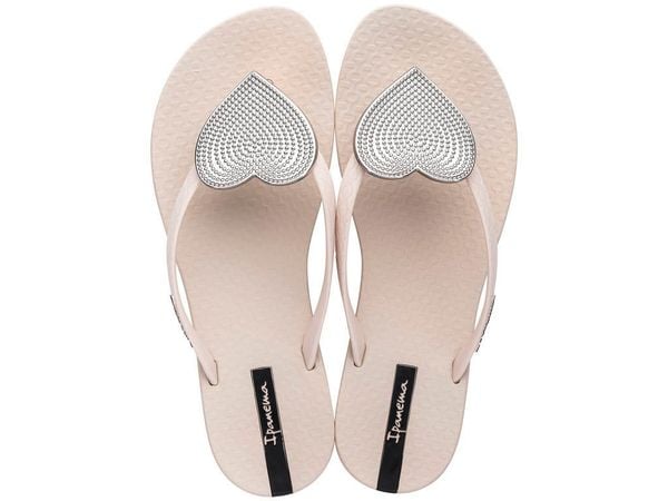 Japonki plażowe damskie Ipanema Maxi Fashion II Fem. Brązowe klapki damskie Ipanema, bez wzorów, z gumy, bez obcasa, na płaskiej podeszwie. Za 183.45 zł.