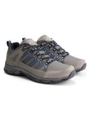 TRAVELIN' Skórzane buty turystyczne "Lokken" w kolorze szarobrązowym rozmiar: 46. Brązowe buty trekkingowe męskie Travelin', bez zapięcia, outdoorowe. Za 339.99 zł.