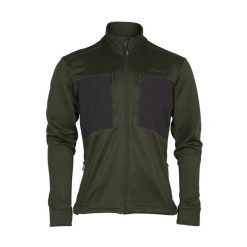 Bluza polarowa męska Pinewood Abisko Power Fleece. Zielone bluzy bez kaptura męskie Pinewood, m, z polaru. Za 409.99 zł.