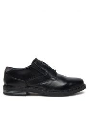 Bugatti Półbuty 311AOC014000 Czarny. Czarne buty wizytowe męskie Bugatti, ze skóry, bez zapięcia. Za 349.99 zł.