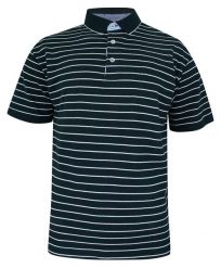 Koszulka POLO, Męska, Granatowa w Paski, Prążki, Krótki Rękaw, T-shirt -ELKJAER. Niebieskie koszulki polo męskie Elkjaer, l, bez wzorów, z bawełny, bez ramiączek. Za 157.00 zł.