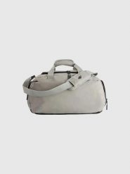 Torba treningowa na siłownię z kieszenią na buty unisex szara 4F ONE-SIZE. Szare torby męskie na ramię 4f, bez wzorów, z materiału, na ramię. Za 149.99 zł.