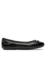 Caprice Baleriny 9-22113-42 Czarny. Czarne baleriny damskie Caprice, bez wzorów, ze skóry, bez obcasa. Za 168.99 zł.