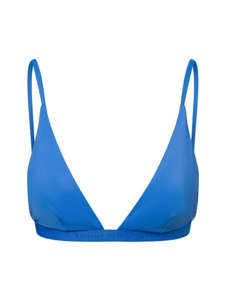 Tommy Hilfiger Góra od bikini dla kobiet - Triangle Kobiety niebieski, S. Niebieskie bikini damskie Tommy Hilfiger, bez wzorów. Za 139.95 zł.
