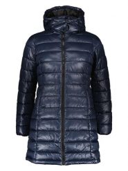 Pepe Jeans Płaszcz pikowany w kolorze granatowym rozmiar: M. Niebieskie płaszcze damskie Pepe Jeans, m, bez wzorów, z jeansu. Za 232.23 zł.