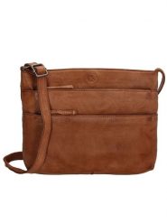 HIDE & STITCHES Skórzana torebka w kolorze brązowym - 26 x 20 x 5 cm rozmiar: onesize. Brązowe torebki klasyczne damskie HIDE & STITCHES, bez wzorów, z materiału, bez dodatków. Za 173.99 zł.