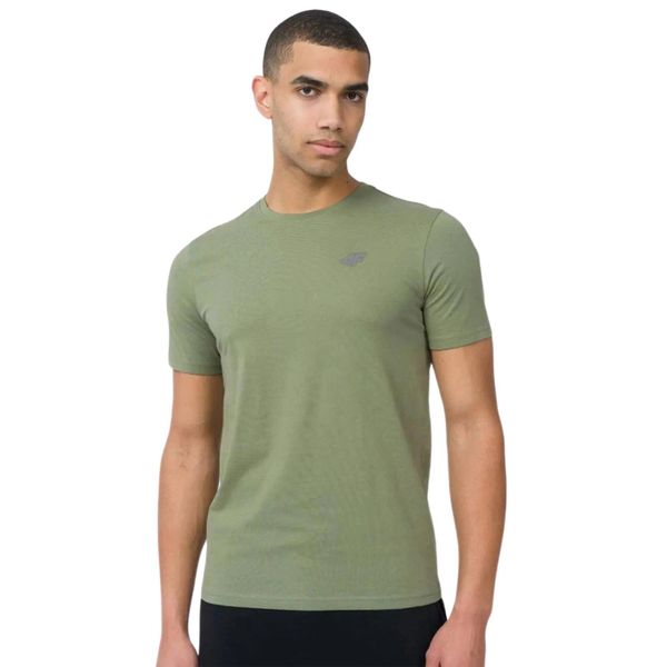 T-shirt bawełniany męski 4F 4FWSS26TTSHM4484. Fioletowe t-shirty męskie 4f, m, bez wzorów, z bawełny, bez kołnierzyka. Za 59.99 zł.