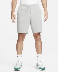 Spodnie sportowe męskie Nike Club Short Jsy. Białe szorty męskie Nike, m, z bawełny, na fitness i siłownię. Za 246.00 zł.