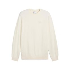 Bluza Puma Elevated Crew. Brązowe bluzy bez kaptura męskie Puma, m, z bawełny. Za 172.00 zł.
