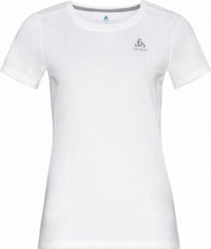 Koszulka tech. damska Odlo T-shirt crew neck s/s F-DRY. Białe bluzki sportowe damskie Odlo, na lato, l, bez wzorów, z materiału, bez ramiączek. Za 239.99 zł.