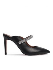 Kurt Geiger Klapki Duke 3202300109 Czarny. Czarne klapki damskie Kurt Geiger, bez wzorów, ze skóry, bez obcasa. Za 429.99 zł.