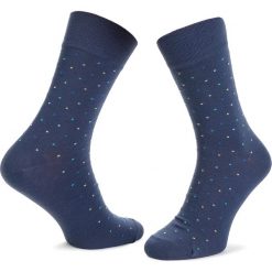 Skarpety LASOCKI 082 VB001 41-43. Niebieskie skarpetki męskie Lasocki, bez wzorów, z bawełny. Za 9.99 zł.