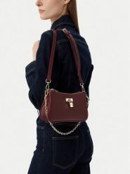 Nine West Torebka CEO-SILENT CHARM-LDA9867 Bordowy. Czerwone torebki klasyczne damskie Nine West, bez wzorów, bez dodatków. Za 229.99 zł.
