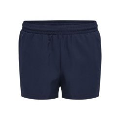 Szorty damskie Hummel Move Grid. Niebieskie spodenki sportowe damskie HUMMEL, bez wzorów, eleganckie. Za 189.00 zł.