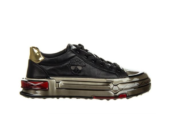 Półbuty John Doubare 9699 Black 104215, Czarny, Skóra naturalna - 43. Czarne półbuty męskie John Doubare, z gumy, bez zapięcia. W wyprzedaży za 599.99 zł.