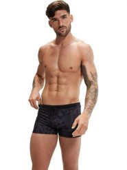 Speedo Kąpielówki w kolorze czarno-szarym rozmiar: 3. Czarne kąpielówki męskie Speedo, bez wzorów, z poliamidu. Za 109.78 zł.