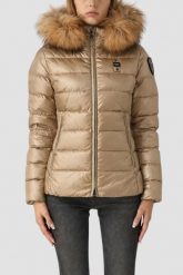 BLAUER Brązowa kurtka damska Arcadia Short Jackets, Rozmiar XL. Brązowe kurtki damskie Blauer USA, s, bez wzorów, bez kaptura. W wyprzedaży za 1,099.99 zł.