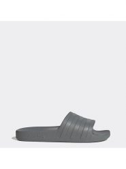 Adidas Klapki "Adilette Aqua" w kolorze szarym rozmiar: 40,5. Szare klapki damskie Adidas, bez wzorów, bez obcasa. Za 78.28 zł.