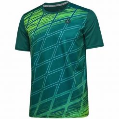 Koszulka JHayber Adventure Zielona. Zielone bluzki sportowe damskie J'HAYBER, m, z elastanu, bez kołnierzyka, bez ramiączek. Za 142.25 zł.