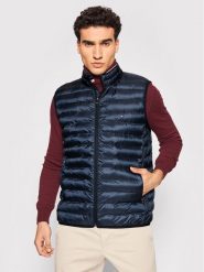 Tommy Hilfiger Kamizelka Core Circular MW0MW18762 Granatowy Regular Fit. Niebieskie kamizelki męskie Tommy Hilfiger, m, z syntetyku. Za 559.99 zł.