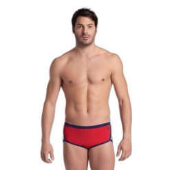 Kąpielówki z niskim stanem Arena Icons. Niebieskie kąpielówki męskie Arena, l, bez wzorów, z materiału, na fitness i siłownię. Za 243.00 zł.