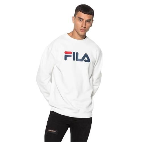 Bluza sportowa męska Fila Classic Pure. Białe bluzy bez kaptura męskie Fila, bez wzorów, sportowe, bez kołnierzyka, bez ramiączek. Za 293.00 zł.