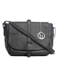 Lia Biassoni Skórzana torebka "Mella" w kolorze czarnym - 24 x 20 x 9 cm rozmiar: onesize. Czarne torebki klasyczne damskie Lia Biassoni, bez wzorów, z materiału, bez dodatków. Za 252.99 zł.