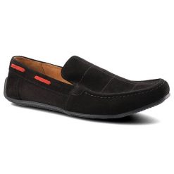Czarne Mokasyny Karino Męskie Stylowe Obuwie. Czarne buty wizytowe męskie Karino, z jeansu, bez zapięcia. Za 189.00 zł.