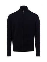 Nils Sundström sweter Mężczyźni Bawełna (100%) niebieski, S. Niebieskie kardigany męskie Nils Sundström, m, bez wzorów, z bawełny, eleganckie, bez kołnierzyka. Za 249.95 zł.